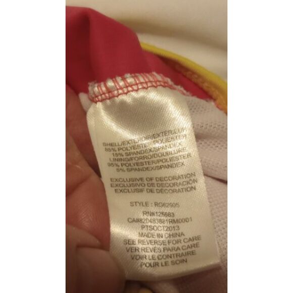 Rugged Bear Girls Size 24 Months Pink and Yellow Swimsuit - Picture 6 of 6